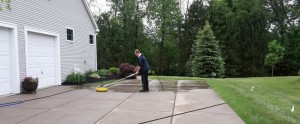 Concrete Cleaning in West Seneca, New York by Carolina Clean.