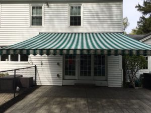 Before Awning Cleaning in West Seneca, New York by Carolina Clean.